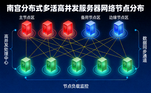 南宫分布式多活高并发服务器网络节点分布